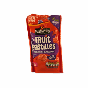 Rowntree Fruit Pastilles Strawberry/Blackcurrant Vegan 143gr